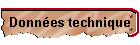 Donnes technique